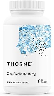 Supplément thorne zinc picolinate 15mg de zinc hautement absorbable soutient la santé le système. Diaytar : Qualité professionnelle, prix grand public