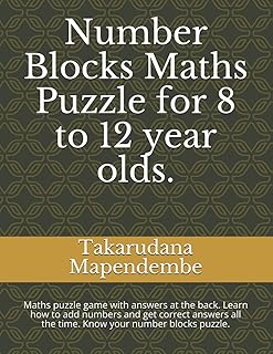 Puzzle mathématique de blocs de nombres pour les 8 à 12 ans.