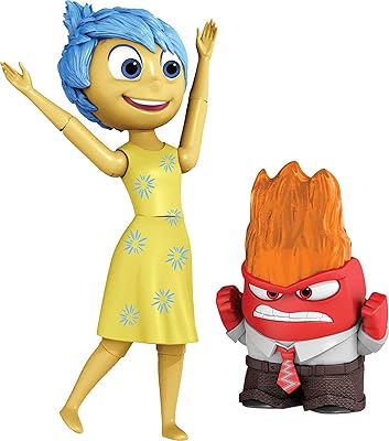 Disney pixar anger and joy inside out figurine d'action hautement articulée