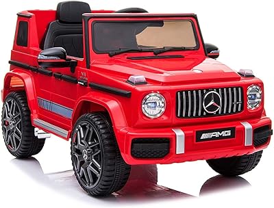 Voiture porteuse mercedes-benz amg g63 sous licence dorsa pour enfants - rouge, 0002-red