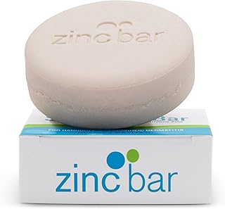 Derma hormonal bar 2% zinc pyrithione shampooing pour pellicules et dermatite séborrhéique