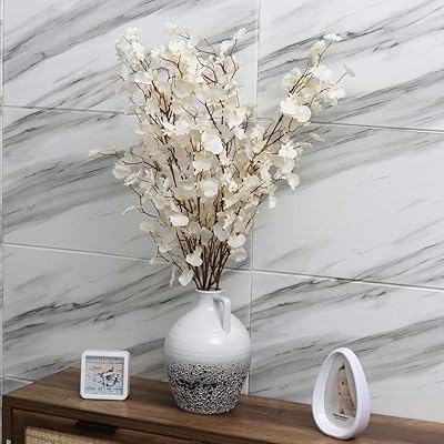Lot de 2 fleurs d'orchidées artificielles dansantes pour la décoration