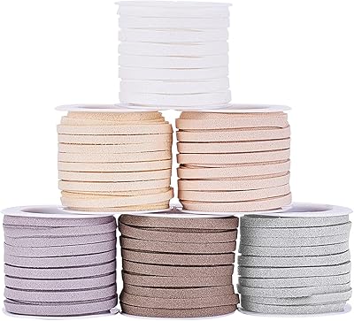 Bh panda hole elite 6 rouleaux 4 mm plat en microfibre simili cuir