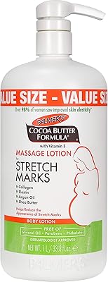 Lotion de massage au beurre de cacao palmer's pour les vergetures