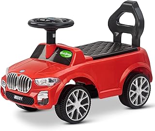 Jouet de voiture à pousser baby magnus avec bouton klaxon, dossier haut