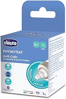 Chicco perfect 5 biberons anti-coliques à col large débit 6 mois et plus