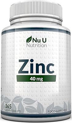 Comprimés de zinc 40 mg 365 comprimés (approvisionnement de 12 mois)