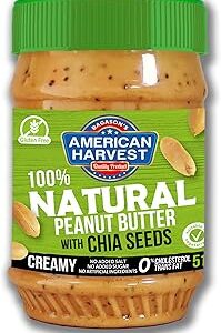Beurre de cacahuète crémeux 100 % naturel american harvest avec graines de chia, sans sucre ni sel ajoutés, 510 g. Des économies substantielles vous attendent sur Diaytar