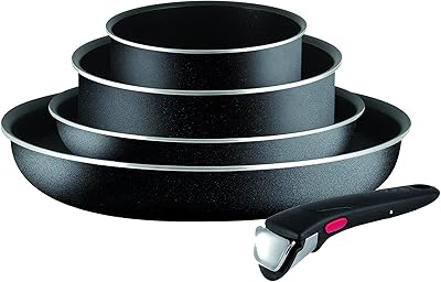 Tefal ingenio essential ensemble de 5 casseroles et poêles antiadhésives, set de démarrage