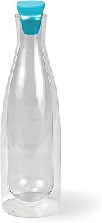 Dessous de verre cocat drop (1 litre) avec dessus en silicone, bleu, 38