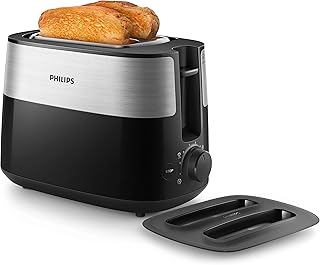 Grille-pain philips 2 emplacements 8 réglages grille à gâteaux dégivrage