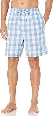 Pyjama nautica pour hommes en tricot doux 100 % coton avec taille élastique