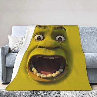 Couverture amusante shrek la comédie musicale halloween, couverture chaude super douce pour lit