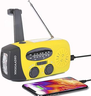 Radio d'urgence solaire, radio à énergie solaire, radio météo, radio de survie