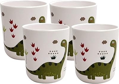 Ensemble de tasses en mélamine st stehlen - 4 pièces, vert, 300 ml
