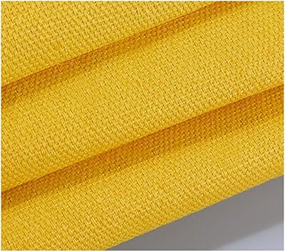Tissu en lin 100% coton de couleur unie, tissu en polyester et coton