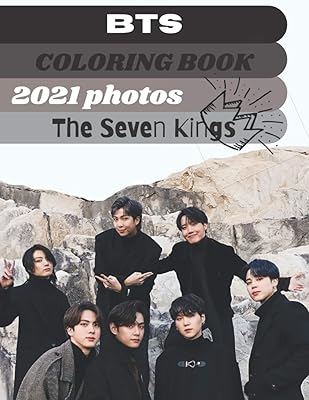 Livre de coloriage bts 2021 photos des sept rois : livres de coloriage