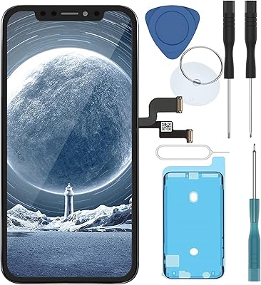 Écran lcd de remplacement blanc pour iphone 6s plus, taille 5,5 pouces, kit