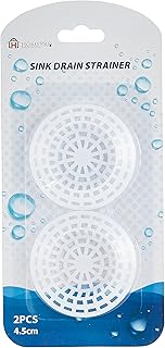 Crépine d'évier de cuisine en plastique deux pièces home pro, blanc, 5209