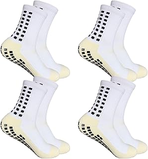 Chaussettes de football antidérapantes ufree sun pour hommes, 4 paires