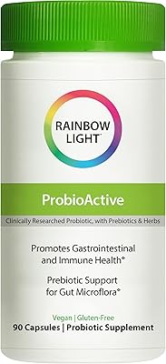 Rainbow light probio active le supplément probiotique soutient la santé digestive et immunitaire
