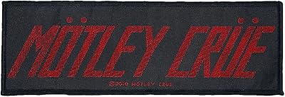 Patch logo mötley crüe unisexe multicolore, 100 % polyester