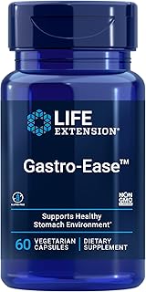 Life extension gastro ease supplément de santé digestive avec zinc carnosine et bilobase