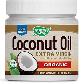 Huile de noix de coco biologique, extra vierge, 16 oz 448 g