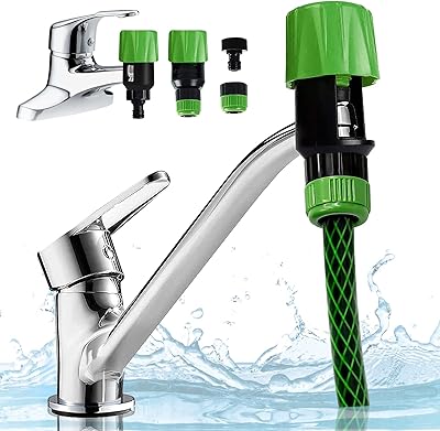 Connecteur de tuyau de robinet mélangeur, 2 ensembles d'adaptateur d'outil de tuyau d'irrigation