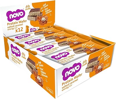 Barre énergétique novo protein wafer, 13 g de protéines, vrai chocolat belge