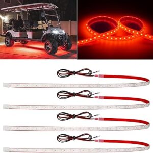 Bande lumineuse led rouge pour voiture éclairage intérieur de 24 pouces. Des économies substantielles vous attendent sur Diaytar