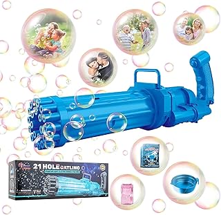 3000 bubble gun gatling toy avec bulles par minute pour les enfants.
