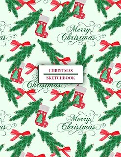 Carnet de croquis de noël : pour gribouiller dessiner et 100