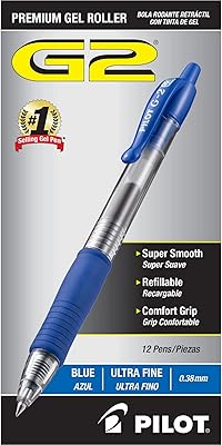 Stylos à bille à encre gel rétractable pilot g2 premium, paquet de 4