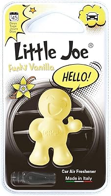 Désodorisant pour voiture little joe au parfum de vanille par funky, ljok01n