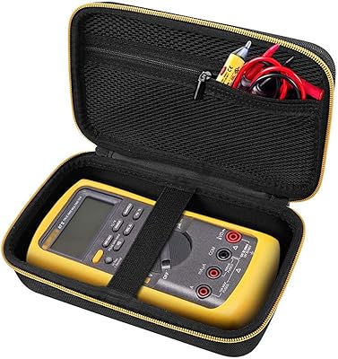 Étui de transport rigide comecase pour multimètre numérique fluke 87-v sac