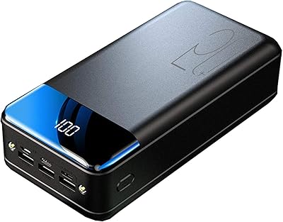 Chargeur portable 50 000 mah 3 batteries usb charge rapide 21 a
