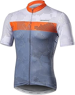 Maillot de cyclisme à manches courtes pour hommes avec poches réfléchissantes