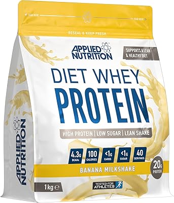 Applied nutrition diet whey supplément en poudre riche en protéines à faible teneur