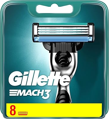 Lames de rechange gillette mach 3, 8 pièces