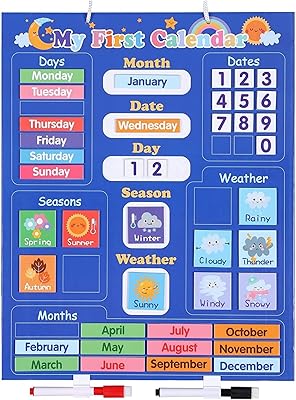 Tableau du calendrier de classe pyebe, 16
