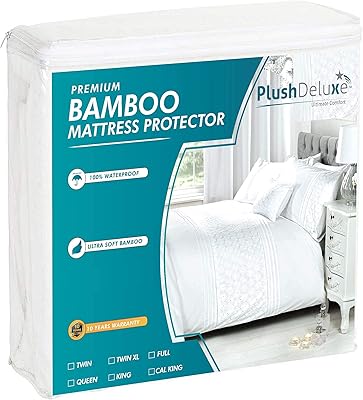 Protège-matelas de luxe en bambou blushdeluxe - imperméable, ultra doux et respirant