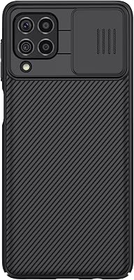Coque nillkin compatible avec samsung galaxy f62 / m62, étui rigide pour appareil