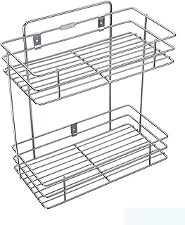 Harivar mart® support à 2 niveaux en métal peu encombrant pour pot à