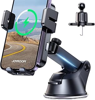 Chargeur de voiture sans fil rapide joyroom 15w qi, support de tableau