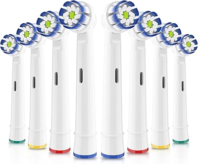 8 pièces têtes de brosse à dents de rechange pour oral-b, brosse électrique professionnelle de nettoyage sensible et doux (blanc). Diaytar Sénégal : Le e-commerce qui change la donne
