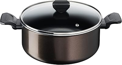 Tefal easy cook & clean marmite avec couvercle b5544602 24 cm