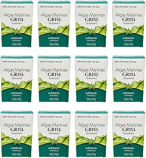 12 pièces - savon aux algues - gapon de mysteres marinas - grisi
