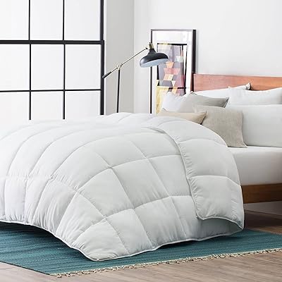 Couette alternative en duvet hypoallergénique toutes saisons lucid 400 g-m2 ultra douce