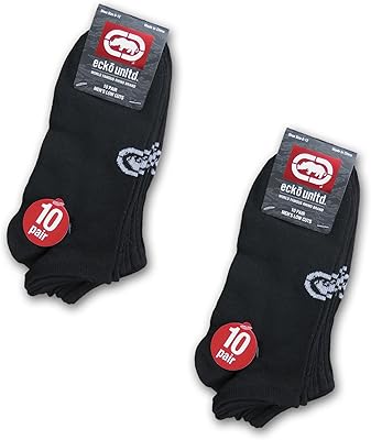 Chaussettes de sport noires à séchage rapide ecko pour hommes (10, 20 ou 30 paires). Le meilleur du e-commerce discount réuni sur Diaytar